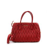 Miu Miu Bauletto Pelle Gauffré Rossa