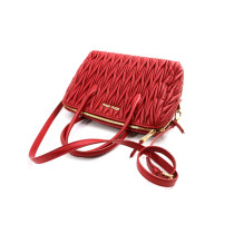 Miu Miu Bauletto Pelle Gauffré Rossa