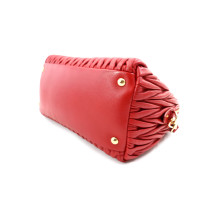 Miu Miu Bauletto Pelle Gauffré Rossa