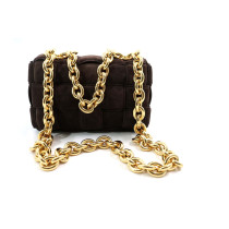 Bottega Veneta Cassette Padded Pelle Scamosciata Marrone