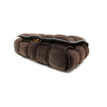 Bottega Veneta Cassette Padded Pelle Scamosciata Marrone