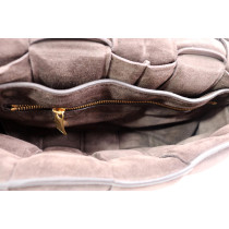 Bottega Veneta Cassette Padded Pelle Scamosciata Marrone