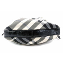Burberry Hobo Check Bianco e Nero