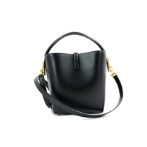 Saint Laurent Le 37 Small Pelle Lucida Nera