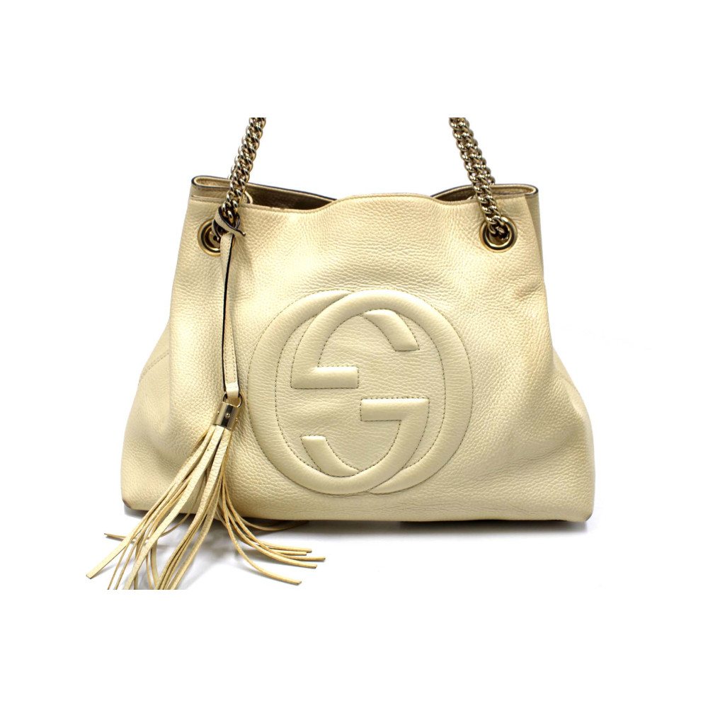 Gucci Soho Cream Leather