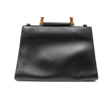 Gucci Bamboo Shopping Pelle Nera e Rossa