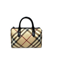 Burberry Check Beige Bowling Bag