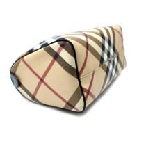 Burberry Check Beige Bowling Bag