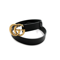 Gucci Cintura Marmont Pelle Nera