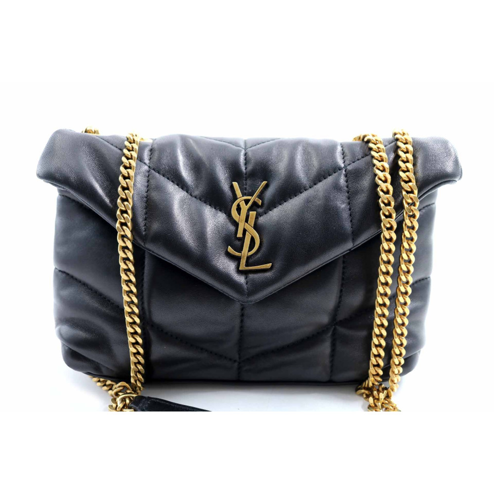 Saint Laurent Puffer Small Pelle Nera