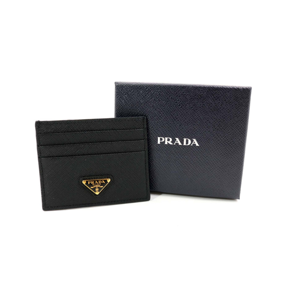 Prada Portacarte Pelle Nera