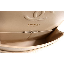 Chanel 2.55 Media Pelle Beige