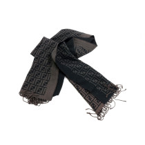 Fendi Sciarpa Lana e Rayon Nera
