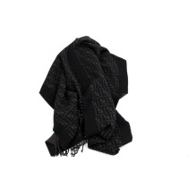 Fendi Sciarpa Lana e Rayon Nera