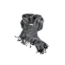 Fendi Sciarpa Lana Grigia