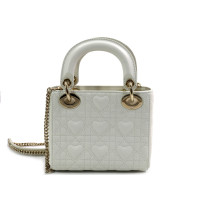Dior Lady Dior Mini Cannage Pelle Burro