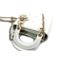 Dior Lady Dior Mini Cannage Pelle Burro