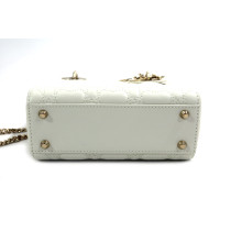 Dior Lady Dior Mini Cannage Pelle Burro