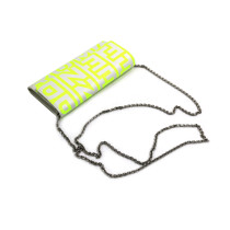 Fendi Woc By Marc Jacobs Pelle Bianco e Giallo Fluo