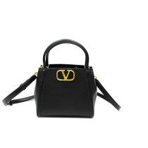 Valentino Double Handle Pelle Nera