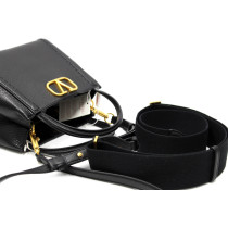 Valentino Double Handle Pelle Nera