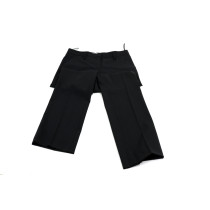 Prada Tailleur Giacca e Pantalone Lana e Nylon Nero
