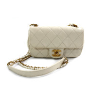 Chanel Flap Bag Mini Pelle Panna