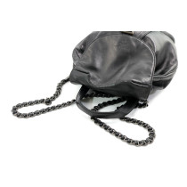 Prada Zaino Chain Strap Pelle Nera