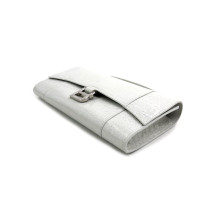 Balenciaga HourGlass Pochette Pelle Bianca