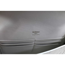 Balenciaga HourGlass Pochette Pelle Bianca