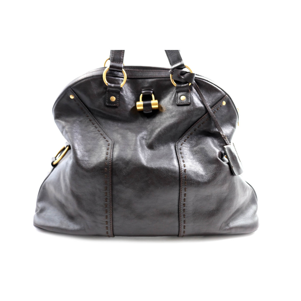 Saint Laurent Muse Pelle Marrone