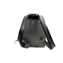 Dolce & Gabbana Zaino Tessuto e Pelle Grigia