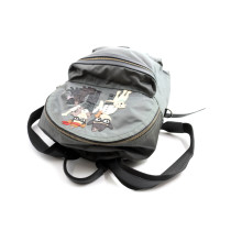 Dolce & Gabbana Zaino Tessuto e Pelle Grigia