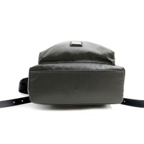 Dolce & Gabbana Zaino Tessuto e Pelle Grigia