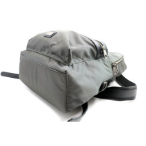 Dolce & Gabbana Zaino Tessuto e Pelle Grigia