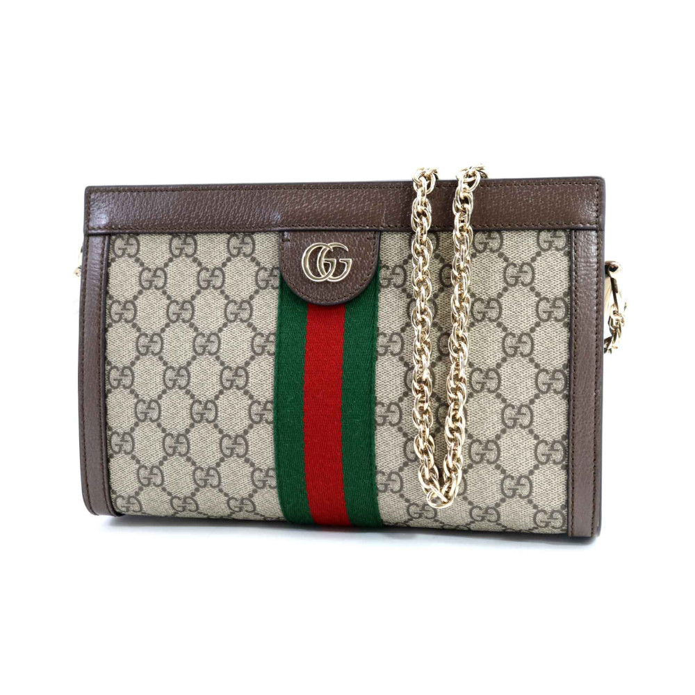 Gucci Borsa a Spalla Ophidia Misura Media GG Beige