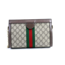 Gucci Borsa a Spalla Ophidia Misura Media GG Beige