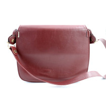 Cartier Tracolla Vintage Pelle Bordeaux