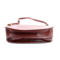 Cartier Tracolla Vintage Pelle Bordeaux