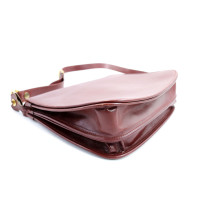 Cartier Tracolla Vintage Pelle Bordeaux