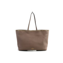 Valentino Rockstud Tote Pelle Cipria