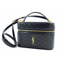 Saint Laurent Gaby Vanity Grande Pelle Nera