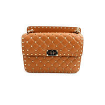 Valentino Rockstud Pelle Marrone