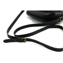 Fendi Tracolla Vintage Tela e Pelle Nera