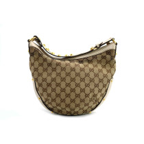Gucci Hobo Half Moon GG Beige