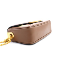 Fendi Baguette Chain Mini Rafia Marrone