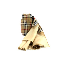 Burberry Foulard Seta Check Beige