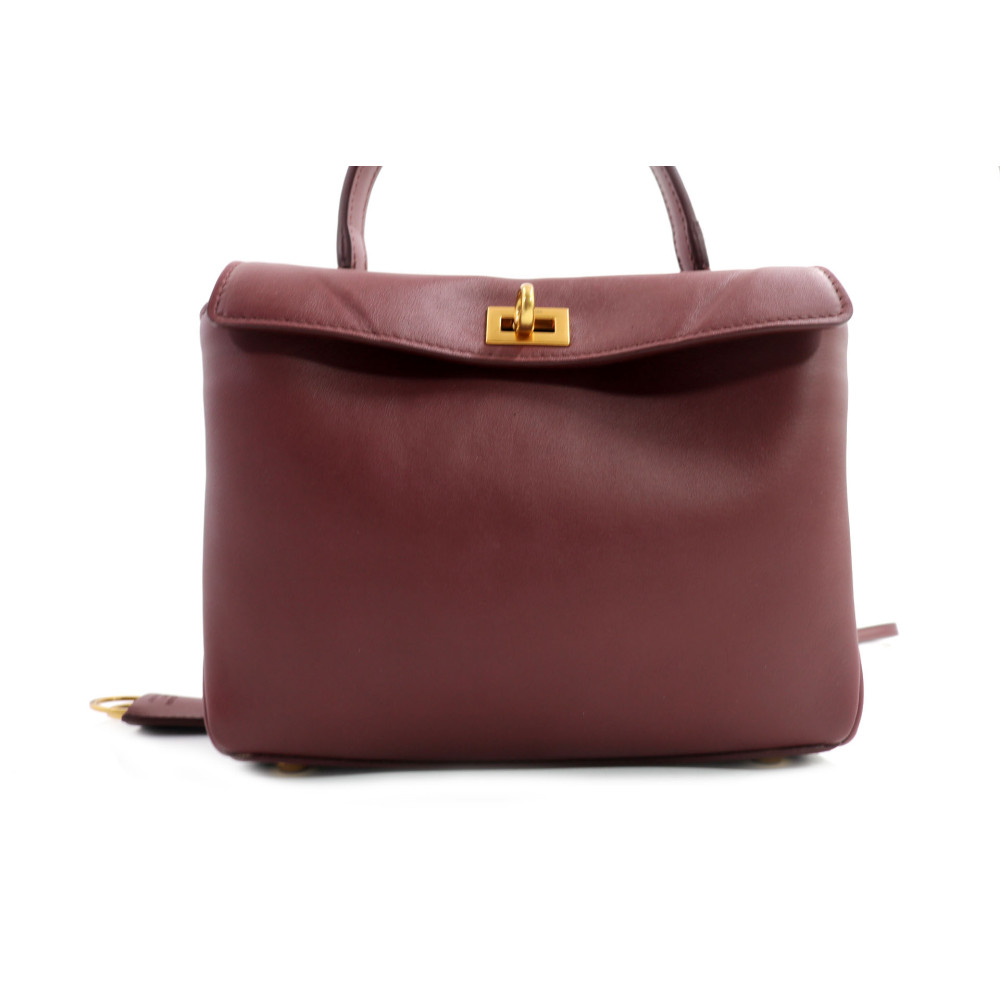 Balenciaga Rodeo Small Pelle Bordeaux