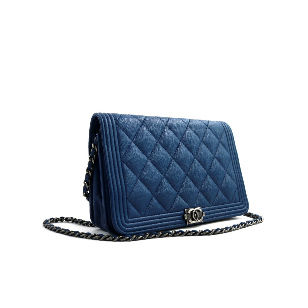 Chanel Woc Boy Pelle Blu
