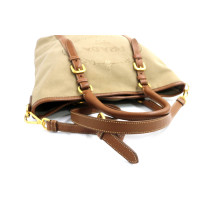 Prada Shopping Tela Beige